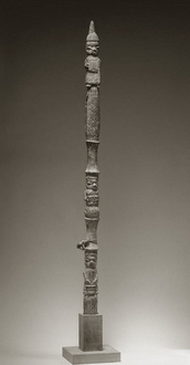 benin rattle staff