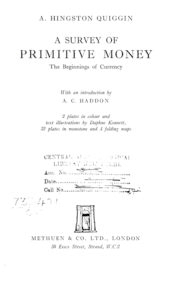 primitive money idoma